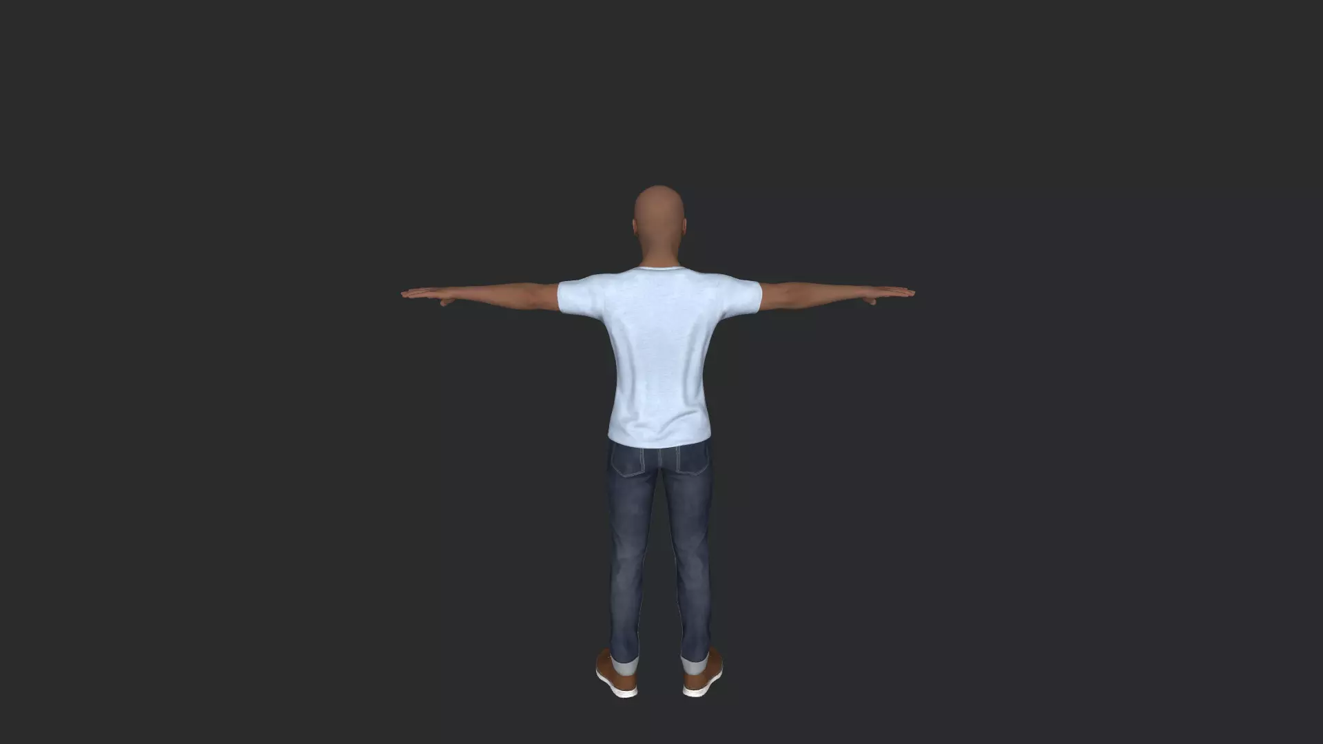Omar Little Hyper Realistic Full Body Fully Rigged 3D model_14