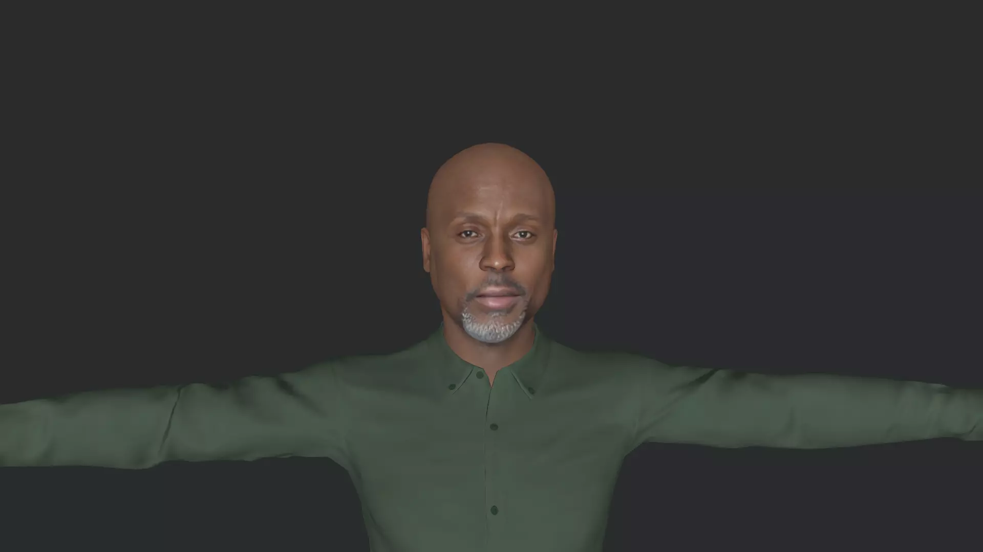 Omar Little Hyper Realistic Full Body Fully Rigged 3D model_5