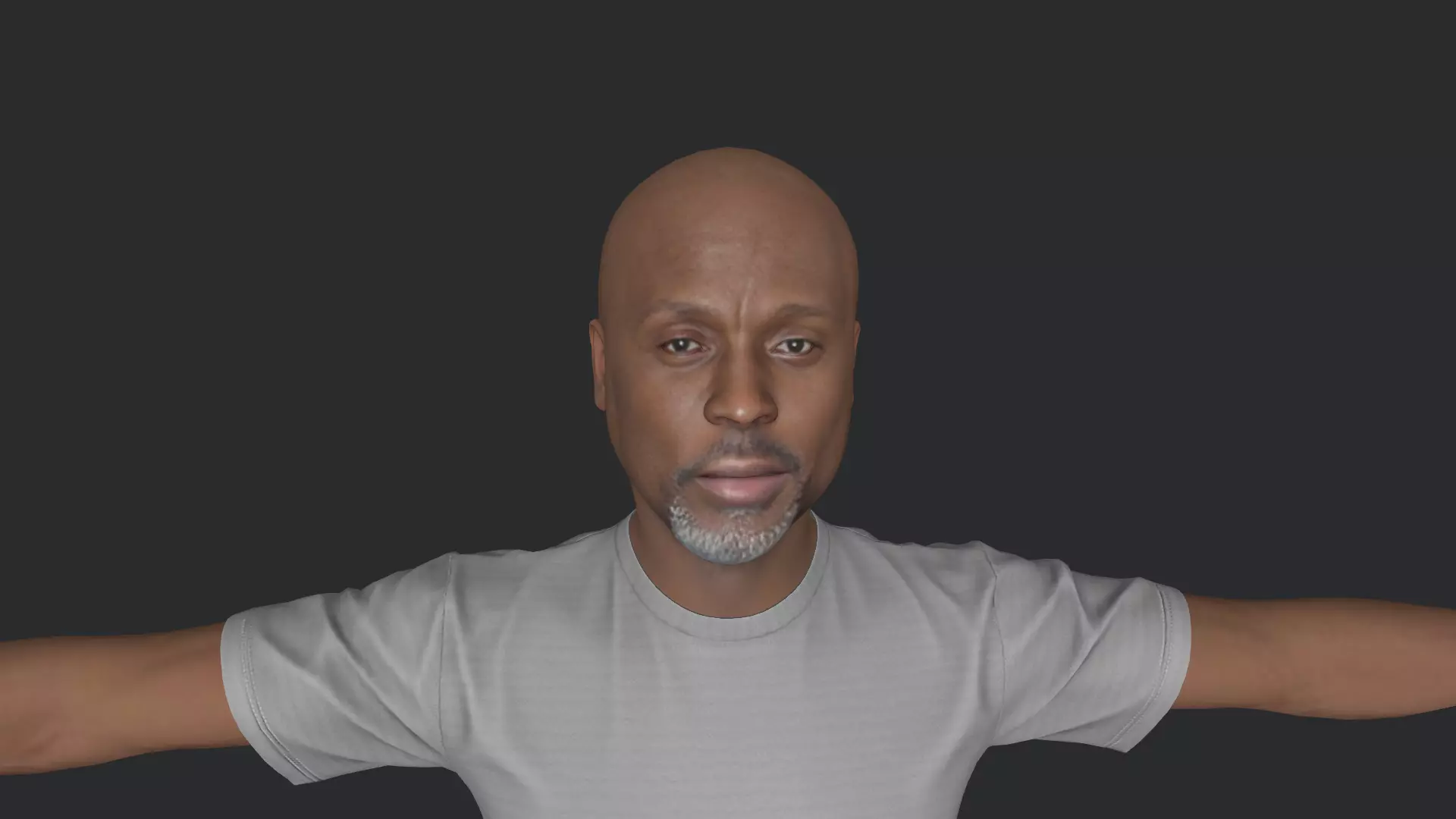 Omar Little Hyper Realistic Full Body Fully Rigged 3D model_25
