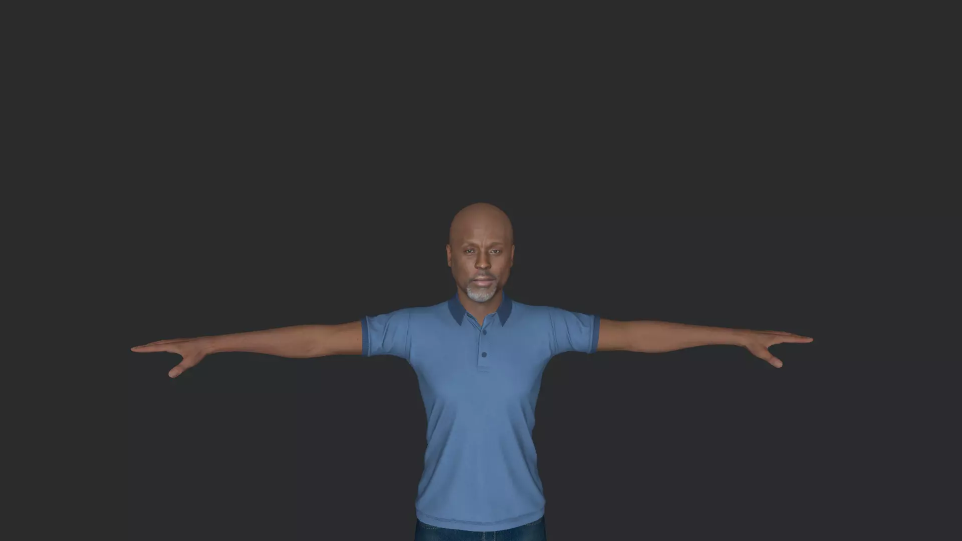 Omar Little Hyper Realistic Full Body Fully Rigged 3D model_21