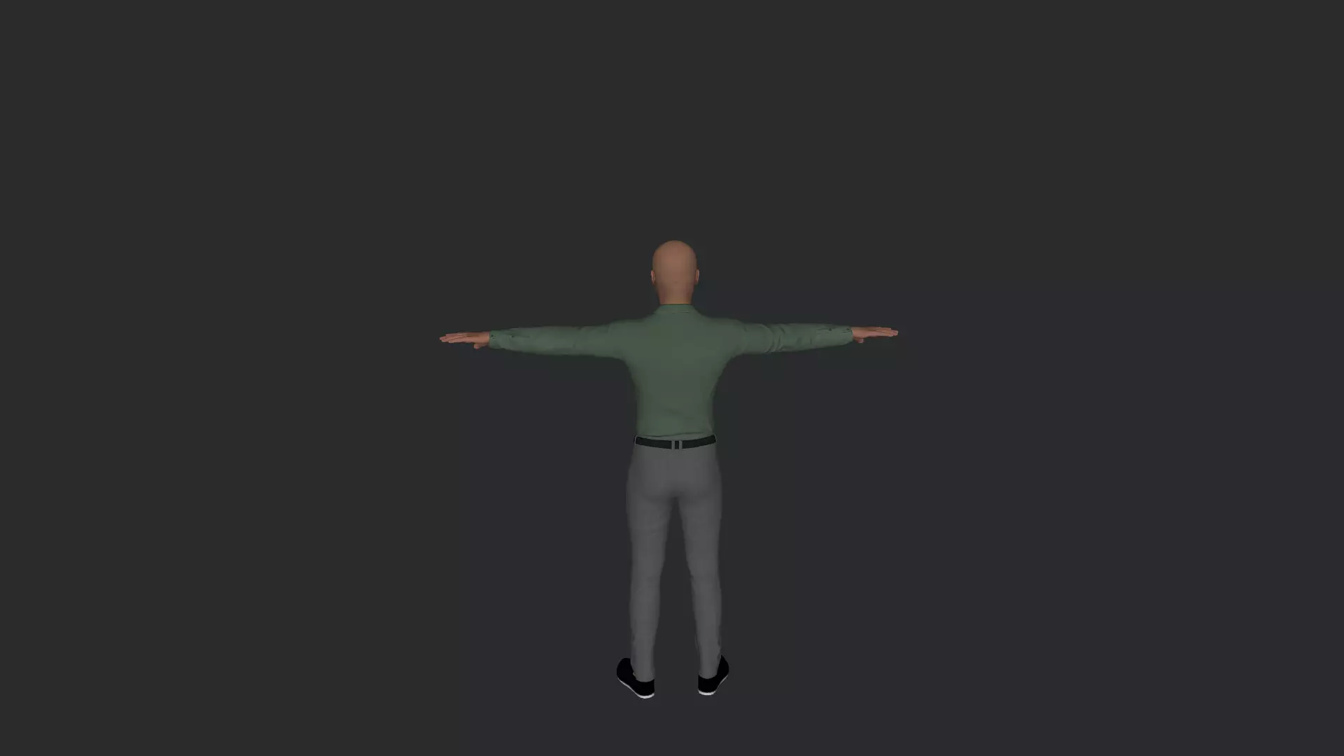 Omar Little Hyper Realistic Full Body Fully Rigged 3D model_9