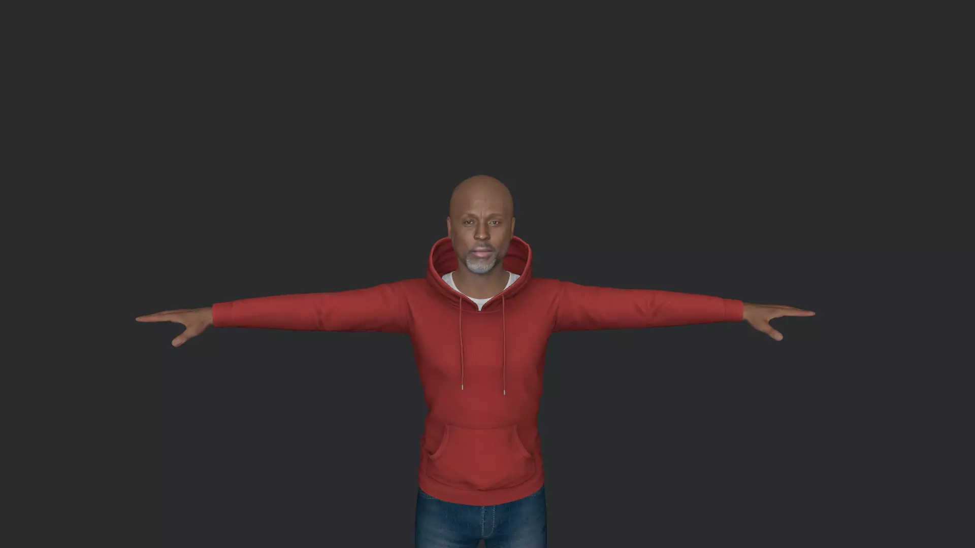 Omar Little Hyper Realistic Full Body Fully Rigged 3D model_16