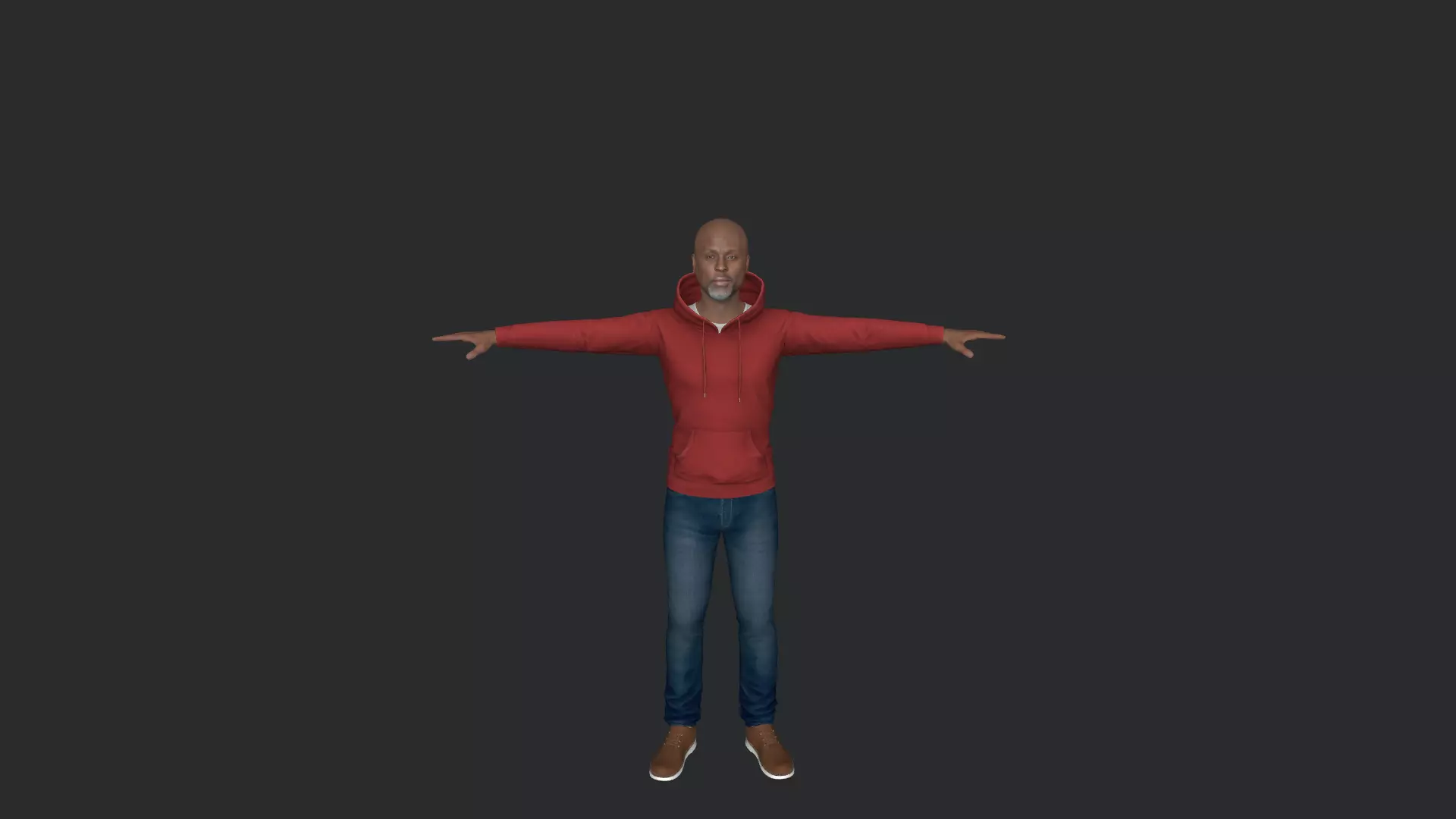 Omar Little Hyper Realistic Full Body Fully Rigged 3D model_17