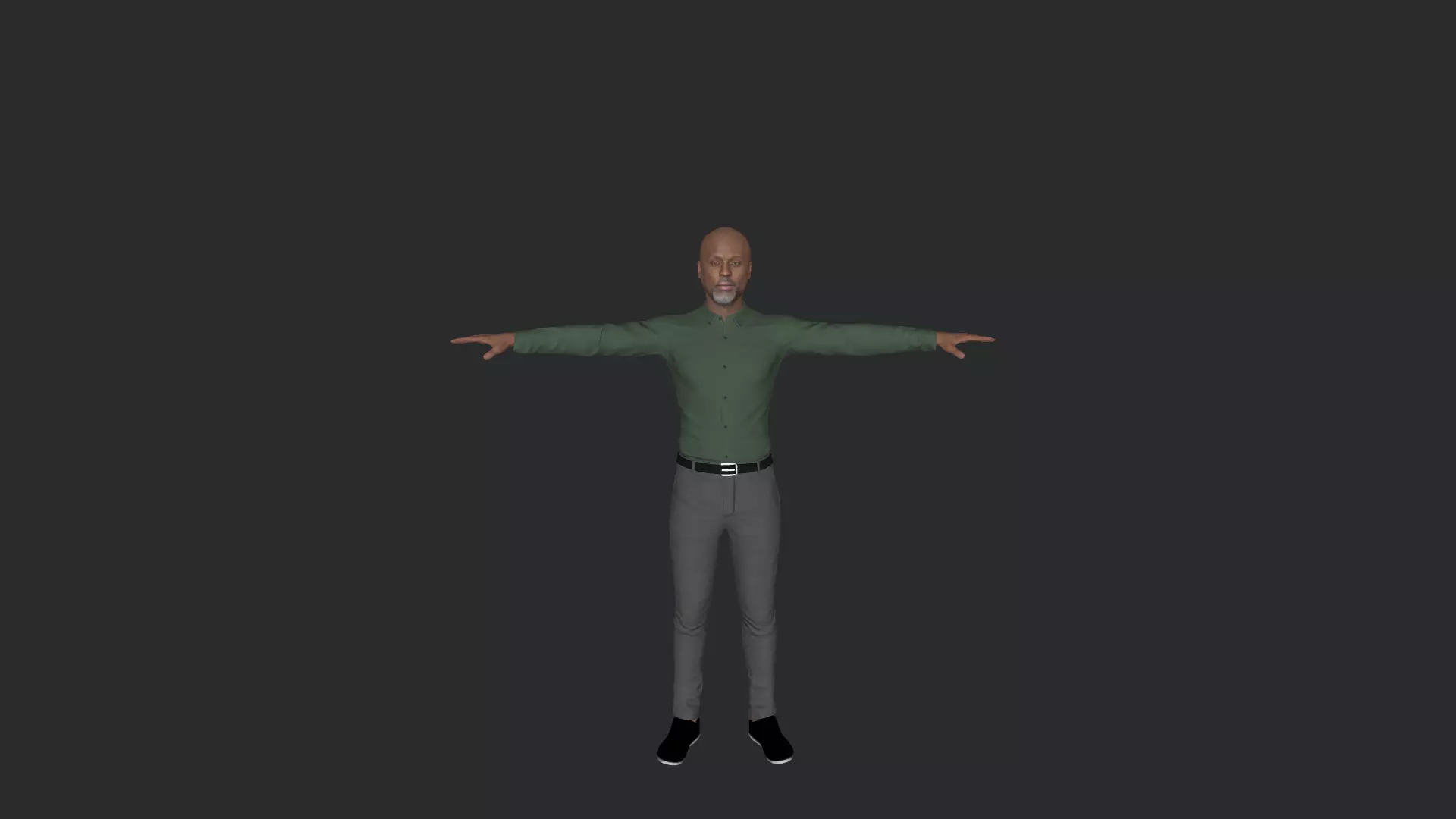 Omar Little Hyper Realistic Full Body Fully Rigged 3D model_7