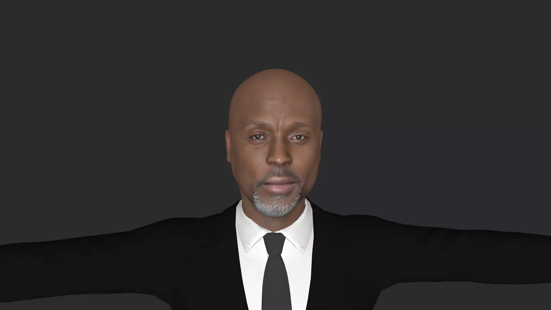 Omar Little Hyper Realistic Full Body Fully Rigged 3D model_0