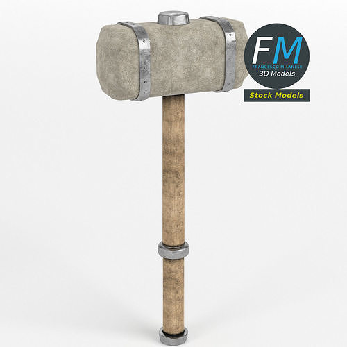 Sledgehammer hammer 3D model
