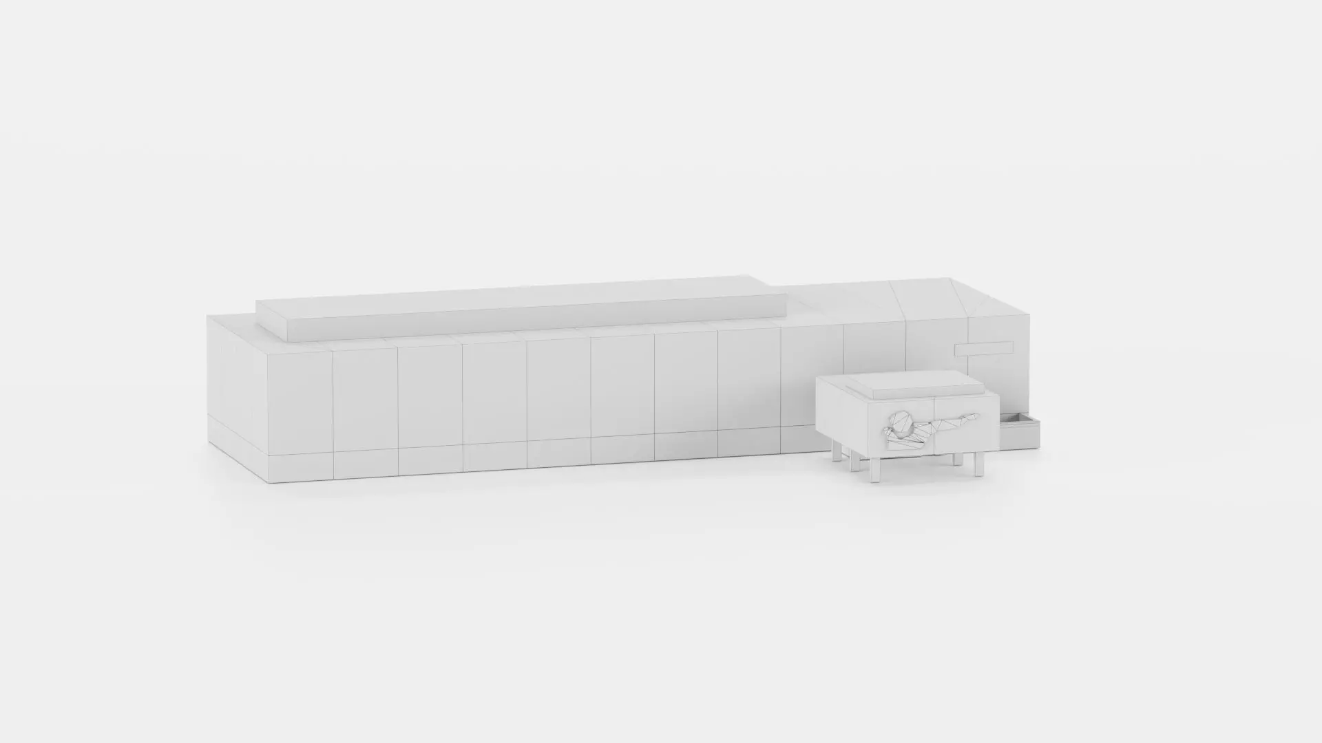 Natural History Museum of Geneva 3D Lowpoly Model Low-poly 3D model_9