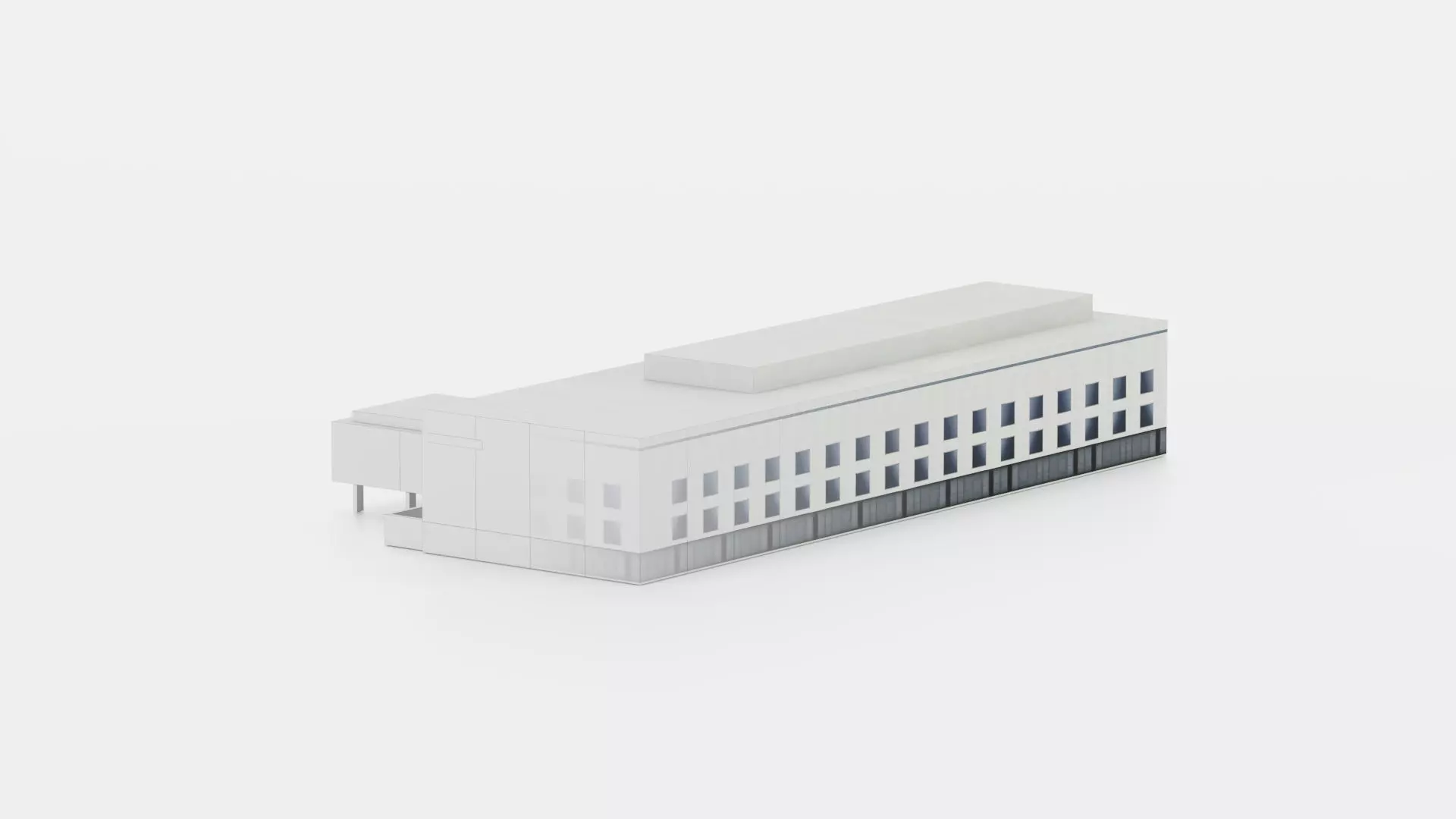 Natural History Museum of Geneva 3D Lowpoly Model Low-poly 3D model_12