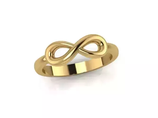 Ring 8 infinity gold