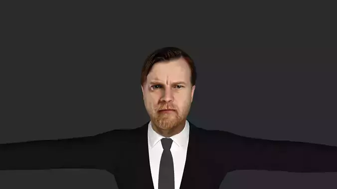 Obi Wan Kenobi Star Wars Hyper Realistic Full Body Fully Rigged