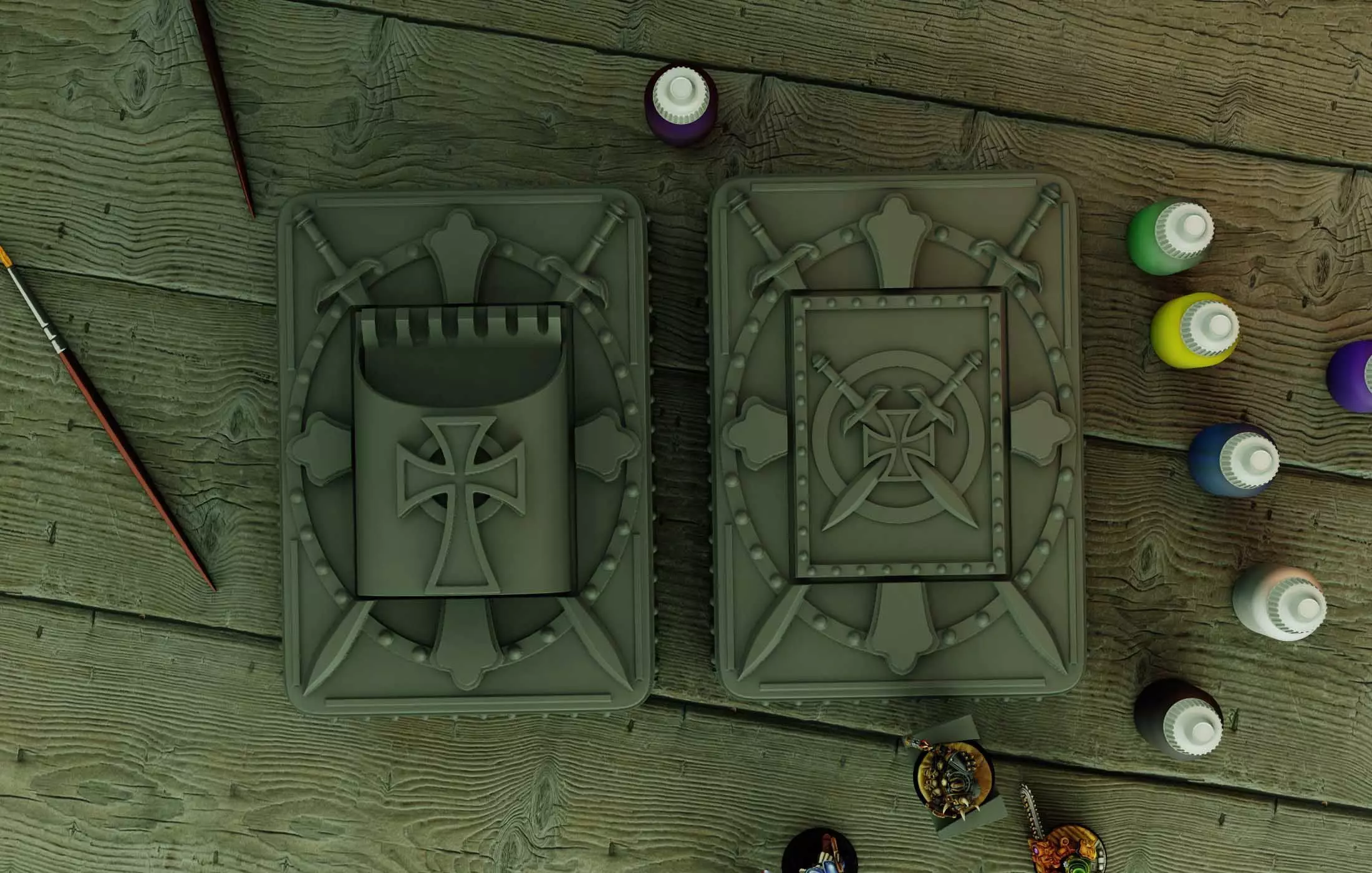 Crusades Painting Box 3D print model_1