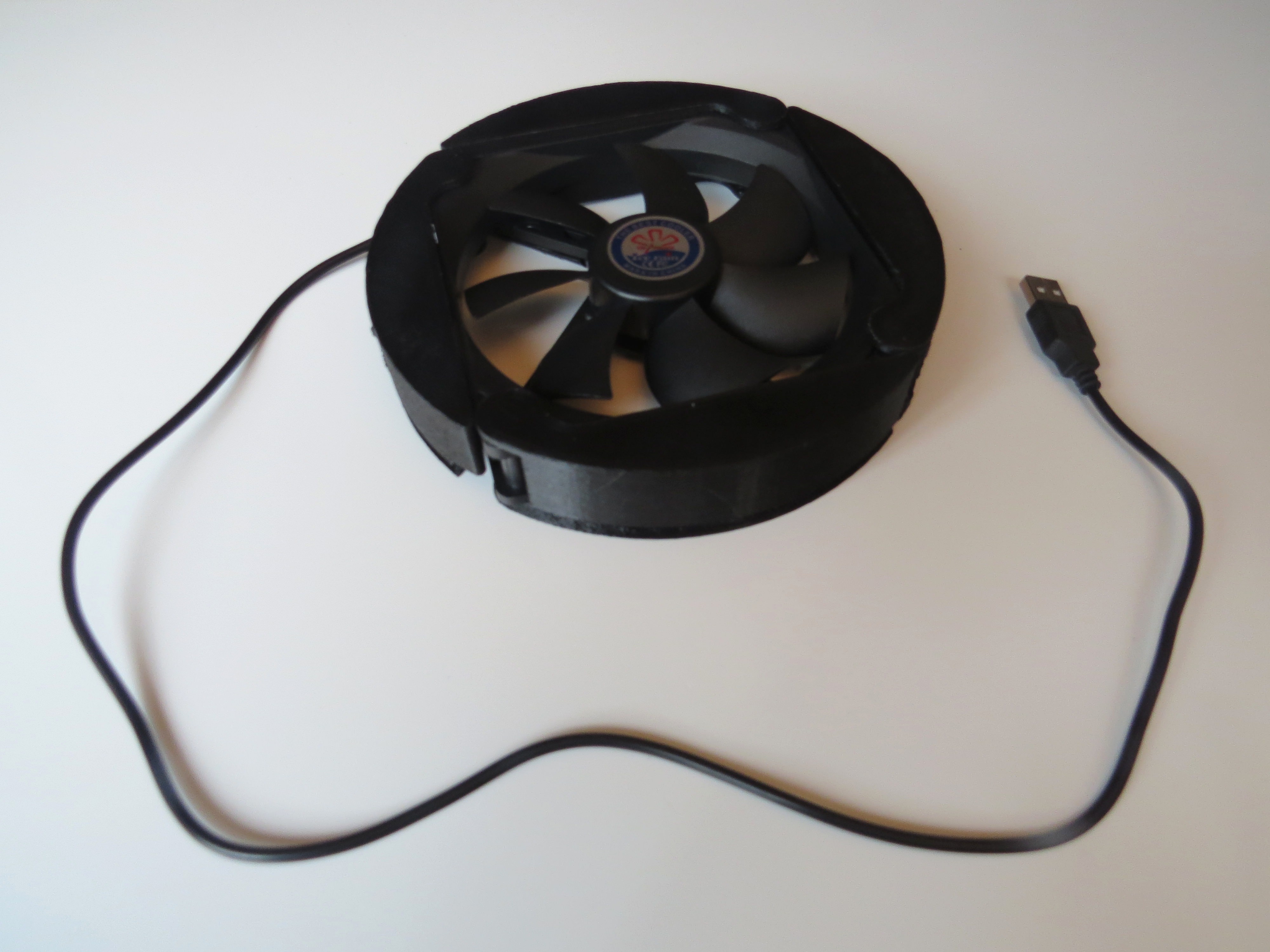 Portable Laptop Cooler Free 3D print model_3