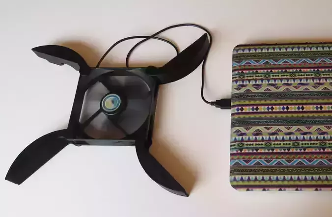 Portable Laptop Cooler Free 3D print model