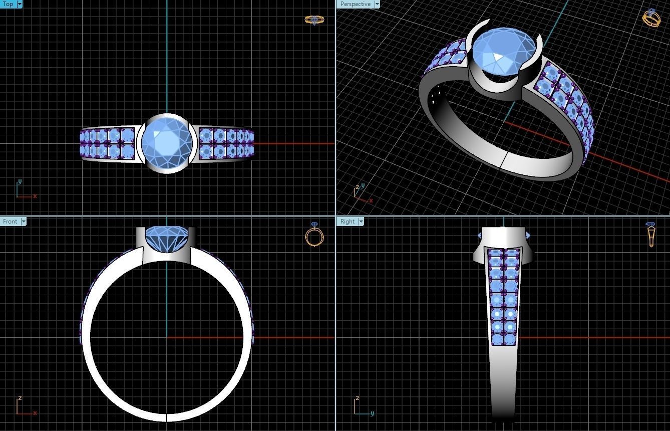 Ring 99 3D print model_2