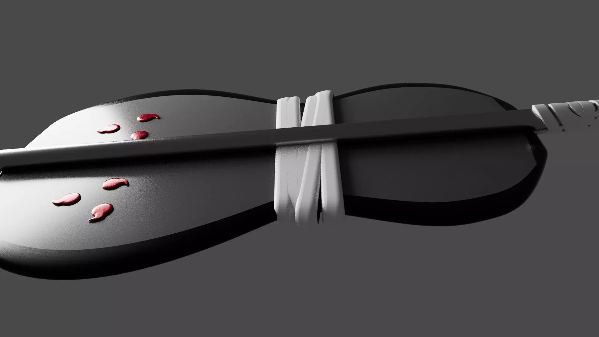 GUNBAI FROM NARUTO  Low-poly 3D model_6