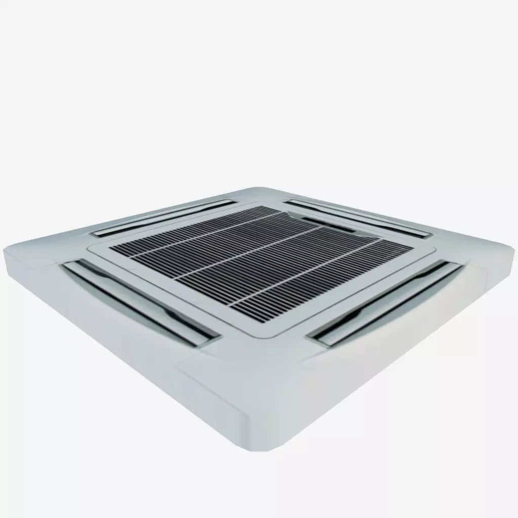 Cassette Air Conditioner Low Poly 3D Model Low-poly 3D model_5