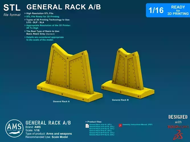 General Rack A-B - Scale 1-16