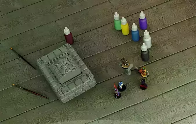 Dwarf Painting Box