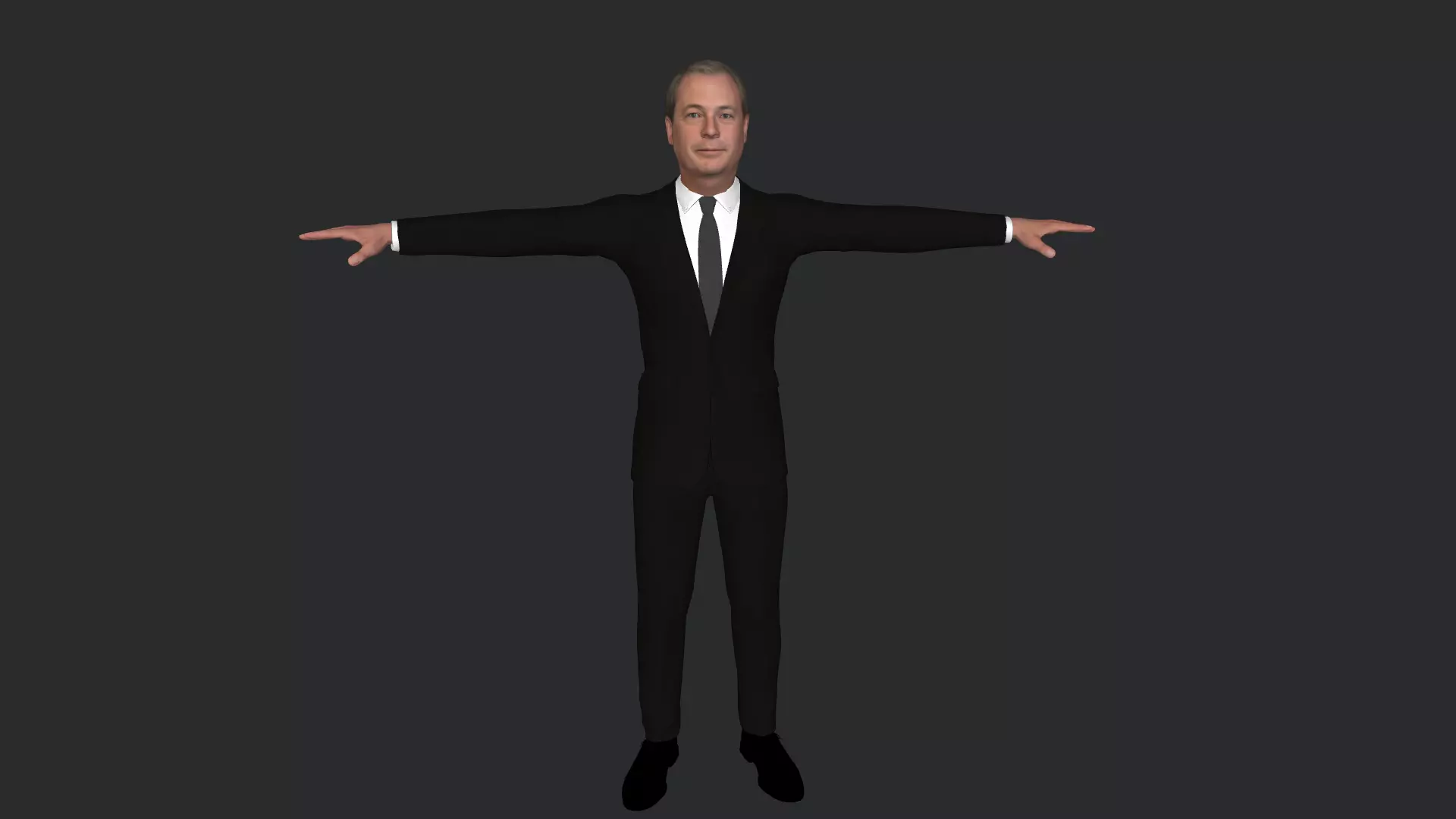 Nigel Farage Hyper Realistic Full Body Fully Rigged 3D model_2