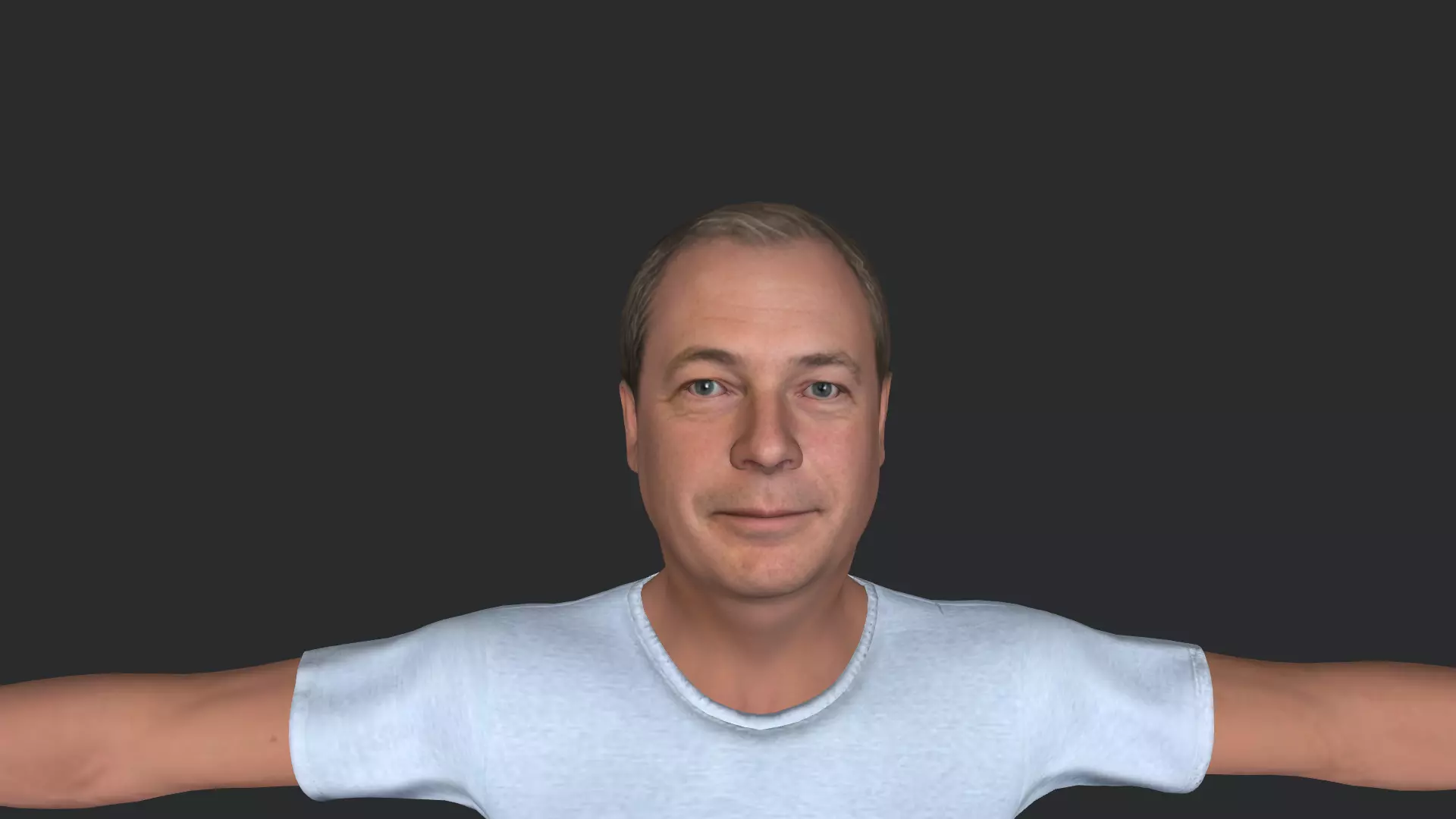 Nigel Farage Hyper Realistic Full Body Fully Rigged 3D model_5