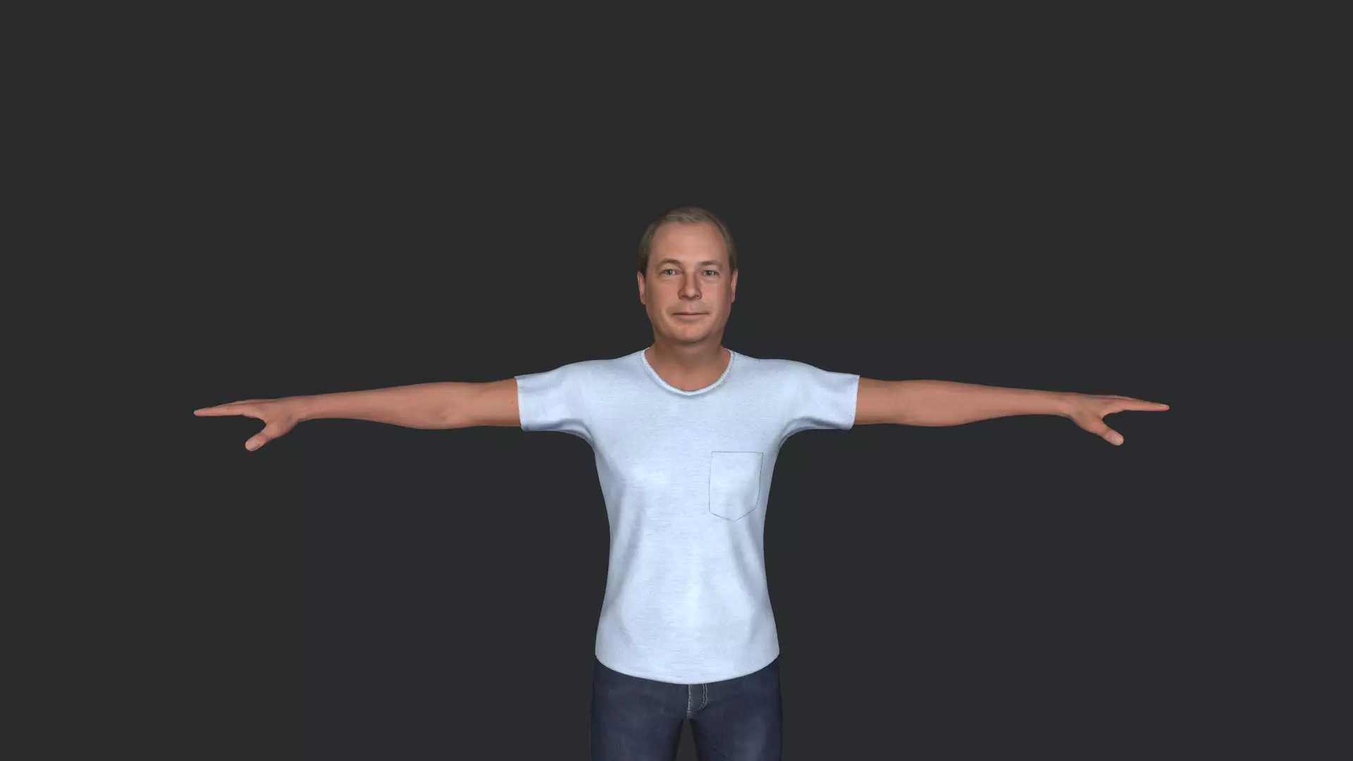 Nigel Farage Hyper Realistic Full Body Fully Rigged 3D model_6