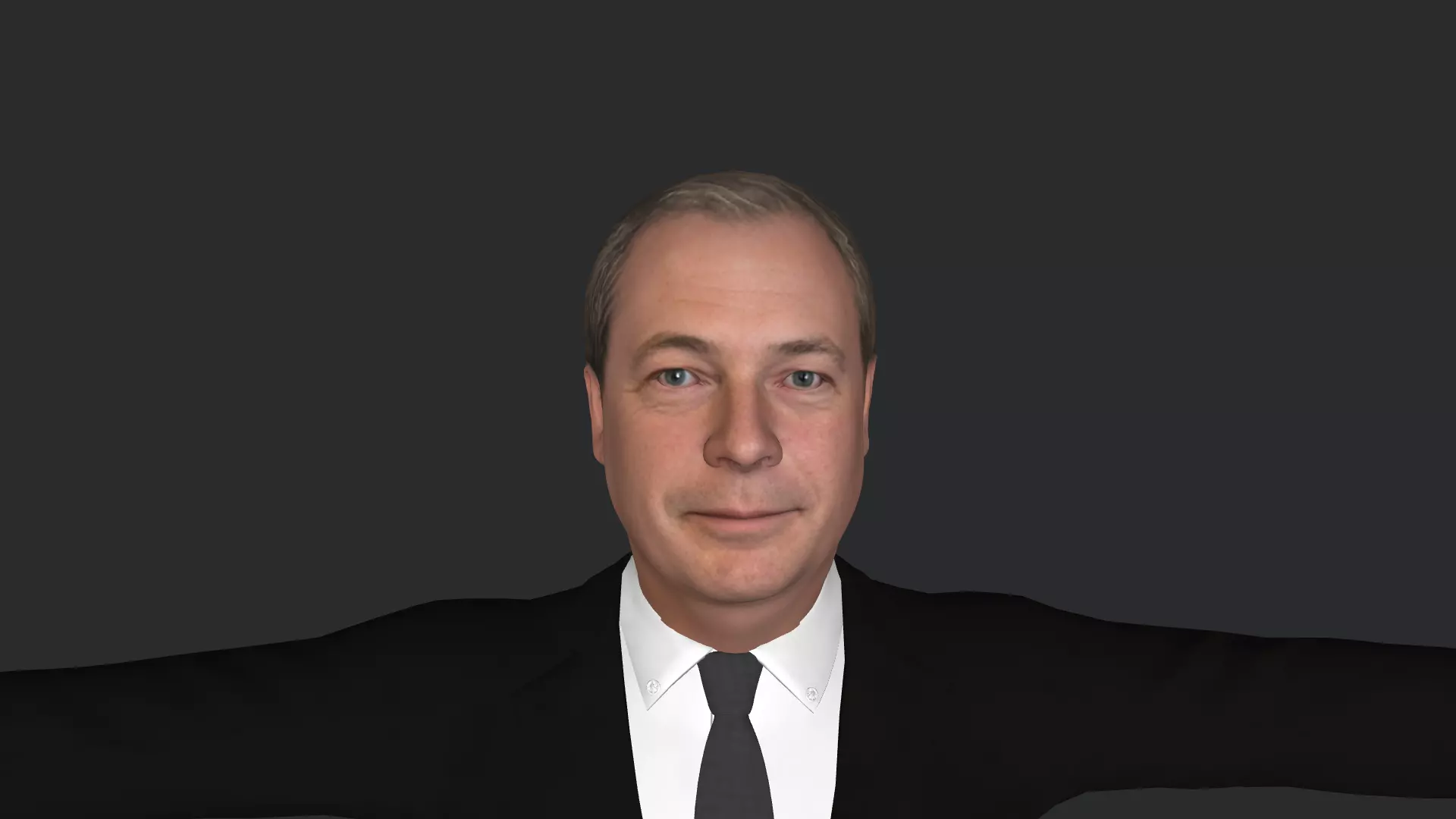 Nigel Farage Hyper Realistic Full Body Fully Rigged 3D model_0