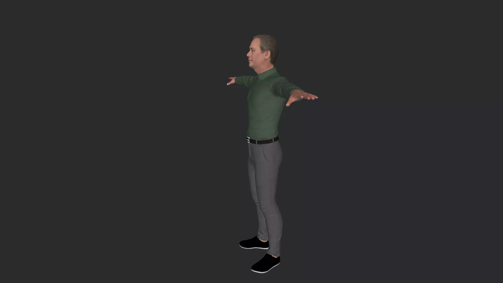 Nigel Farage Hyper Realistic Full Body Fully Rigged 3D model_19