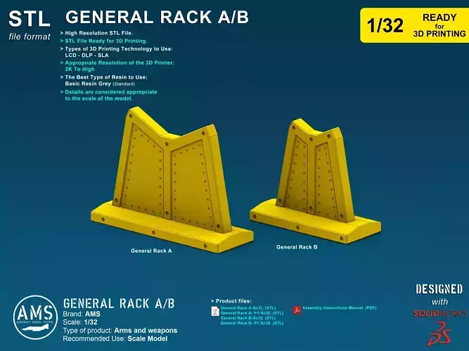 General Rack A-B - Scale 1-32