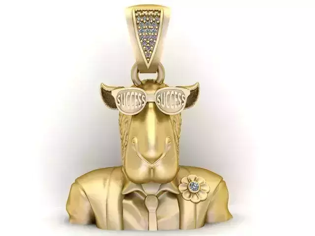 Success Sheep Pendant 3D Printable Model