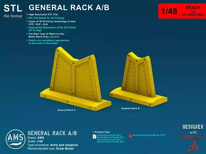 General Rack A-B - Scale 1-48