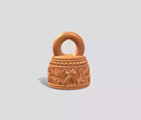 Bail 3D Model STL for Jewelry