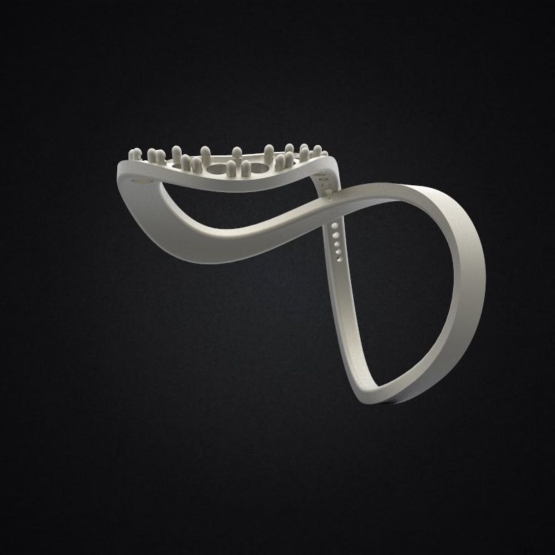Jewelry Ring Hera 3D print model_8