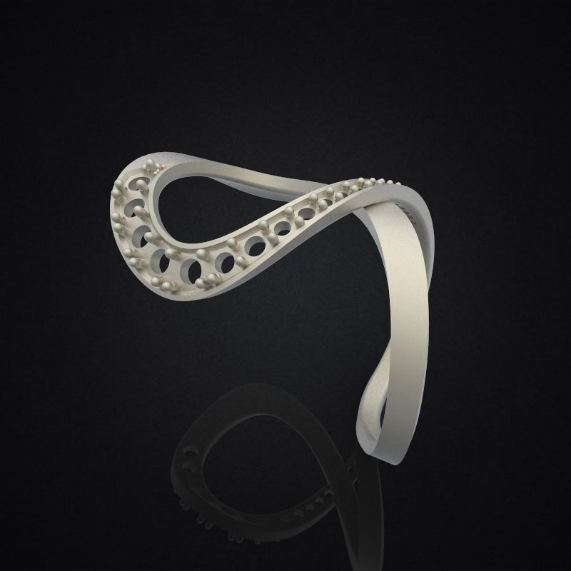 Jewelry Ring Hera 3D print model_6