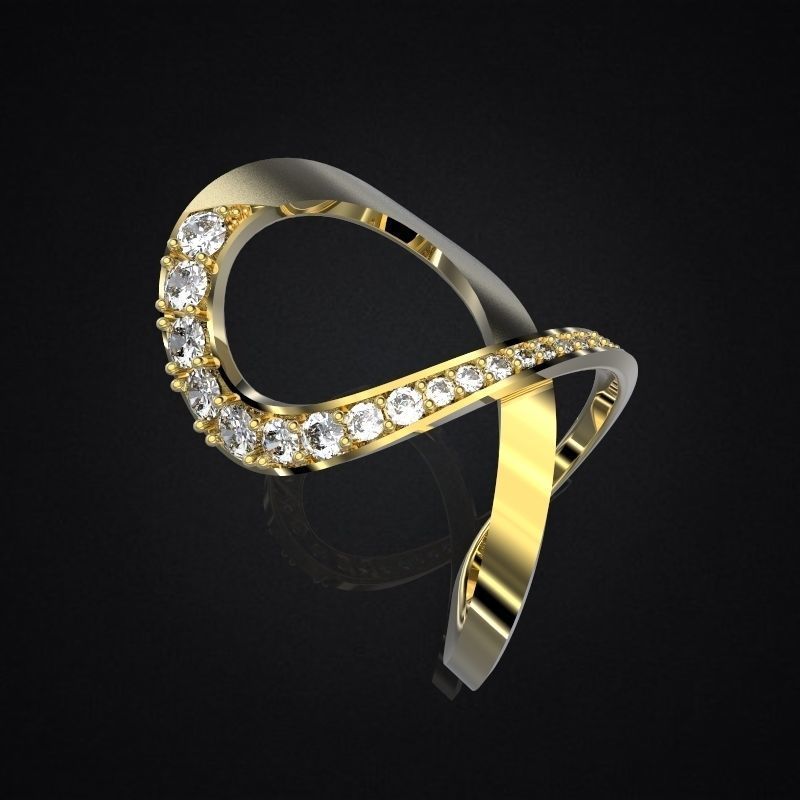 Jewelry Ring Hera 3D print model_2