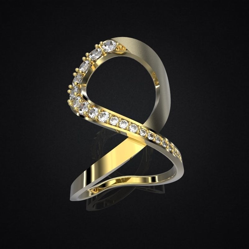 Jewelry Ring Hera 3D print model_5