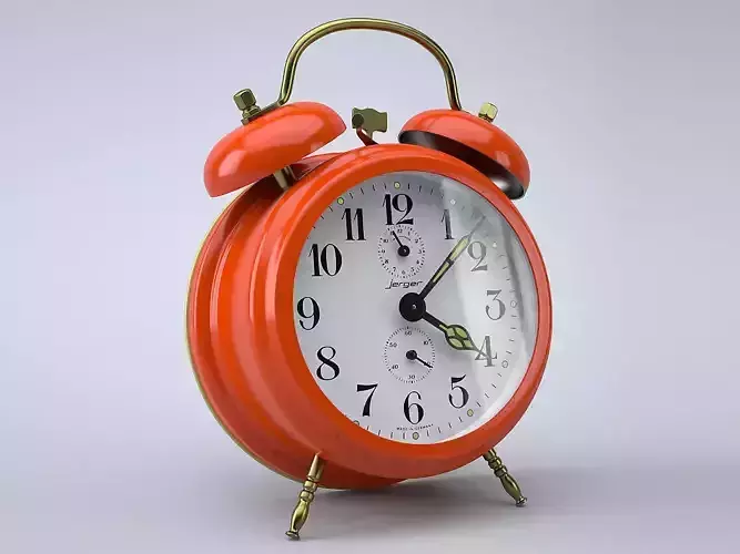 Vintage Alarm Clock 3D model