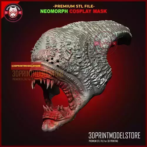 Neomorph Mask - Alien Monster Halloween Cosplay Helmet