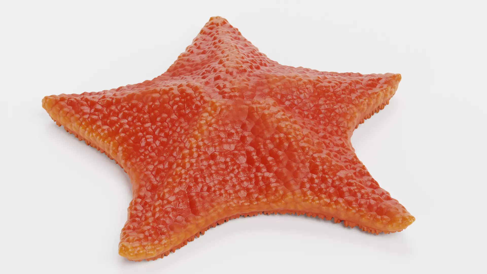 -Bat Starfish Red Rigged- 3D model_7