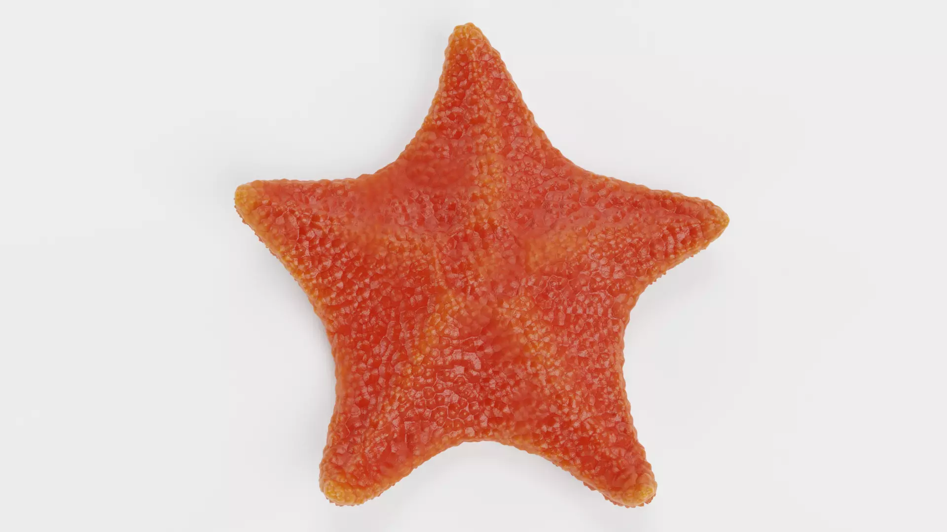 -Bat Starfish Red Rigged- 3D model_3