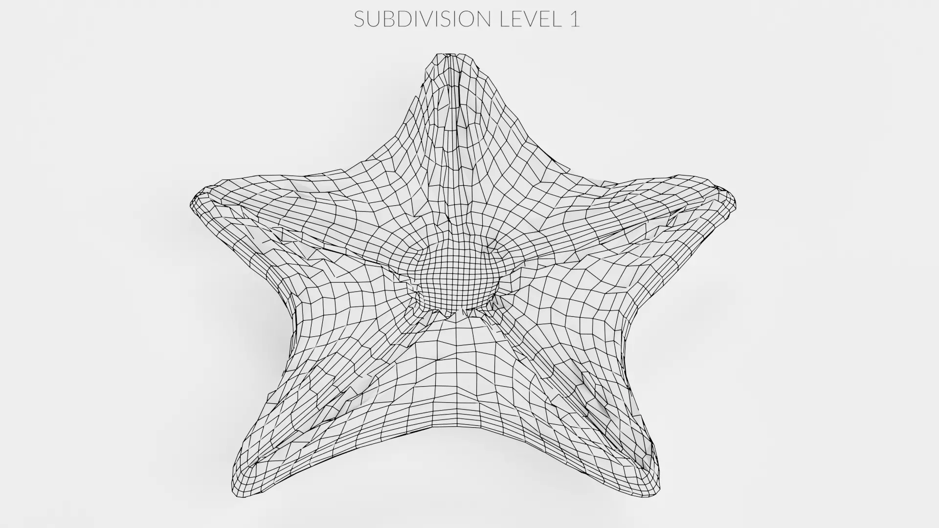 -Bat Starfish Red Rigged- 3D model_15