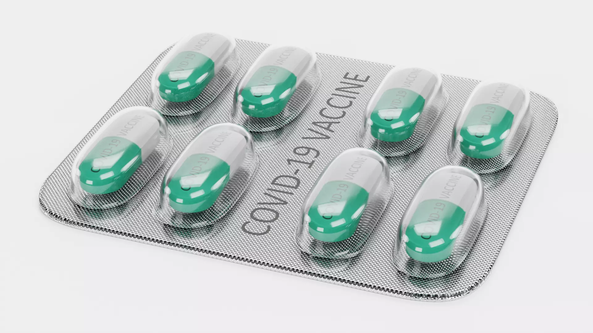 -Blister with Pills V2- Covid-19 Vaccine- 3D model_3