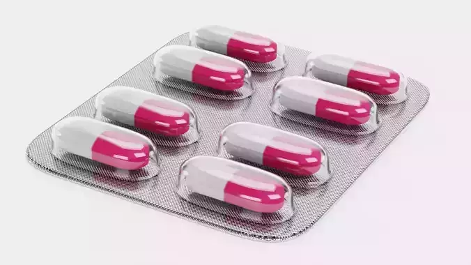 -Blister with Pills V4-