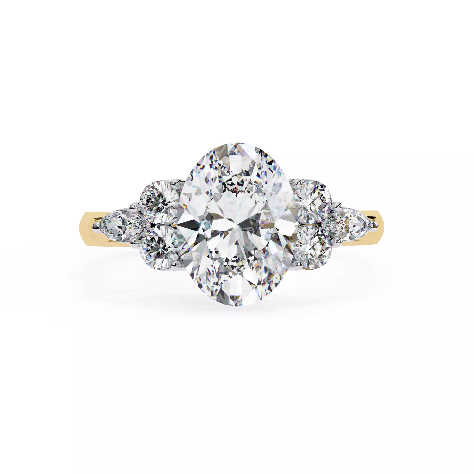 Solitaire Ring Stl 3dm 3D print model Single 360 Video   3D print model_5