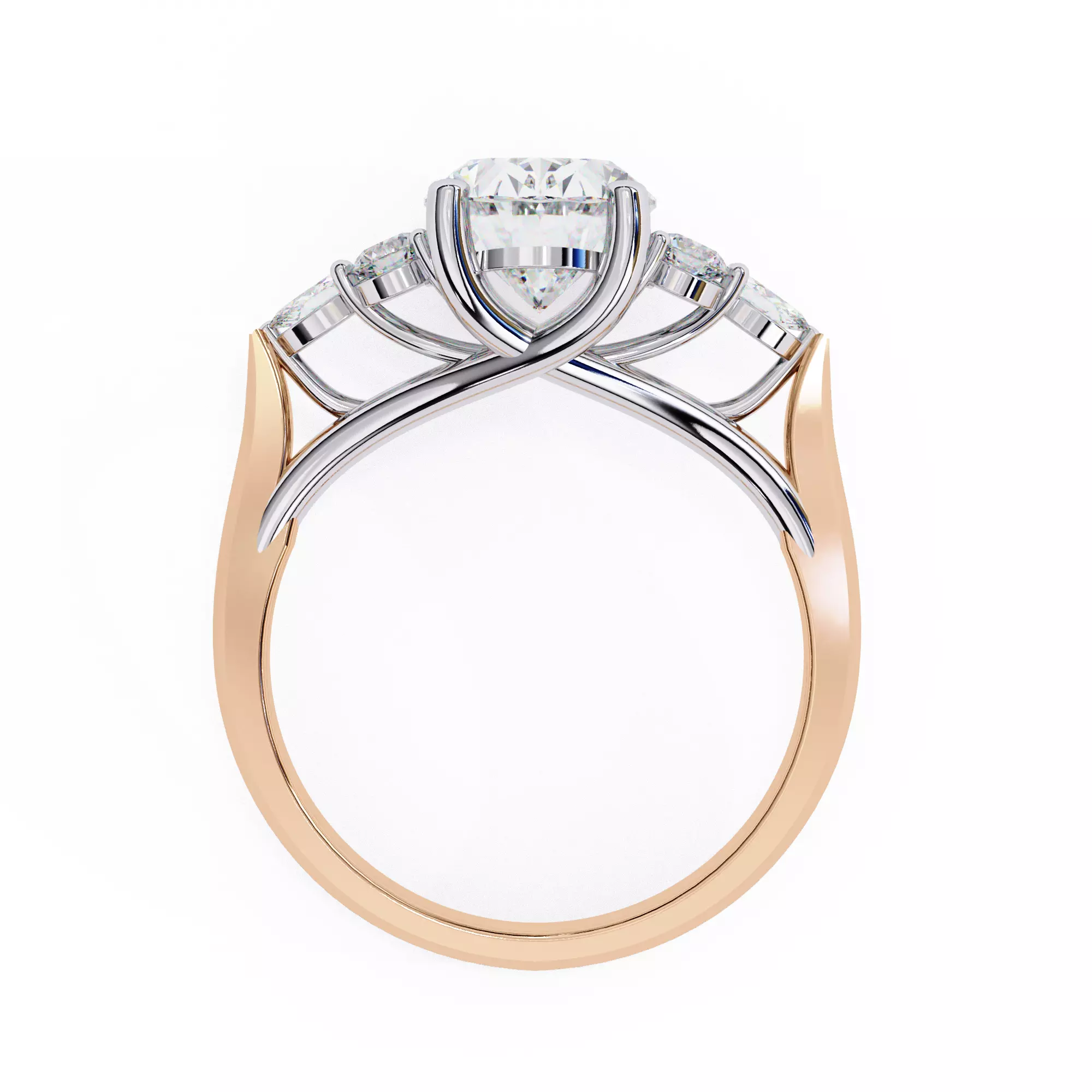Solitaire Ring Stl 3dm 3D print model Single 360 Video   3D print model_9