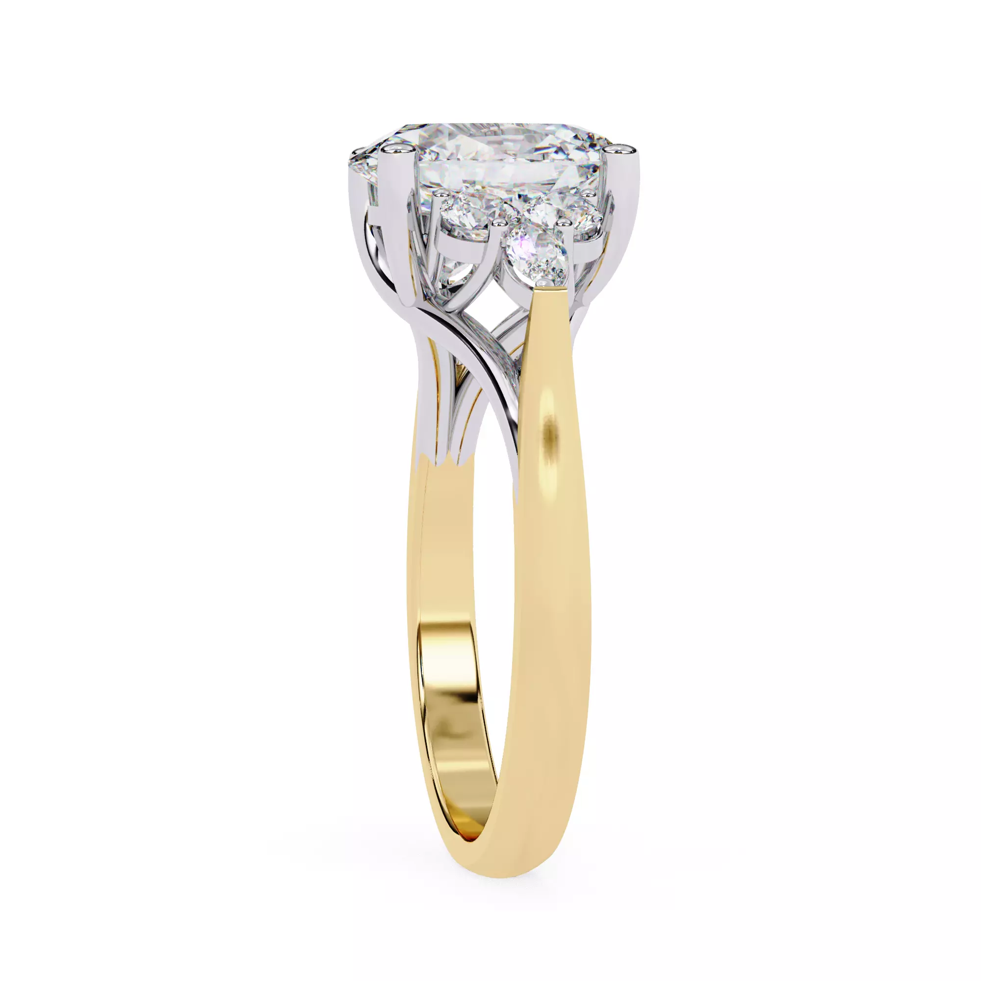 Solitaire Ring Stl 3dm 3D print model Single 360 Video   3D print model_11