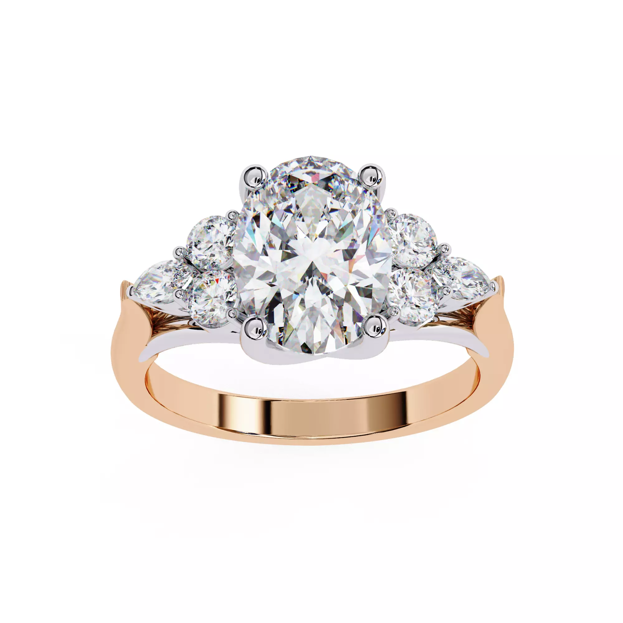 Solitaire Ring Stl 3dm 3D print model Single 360 Video   3D print model_0