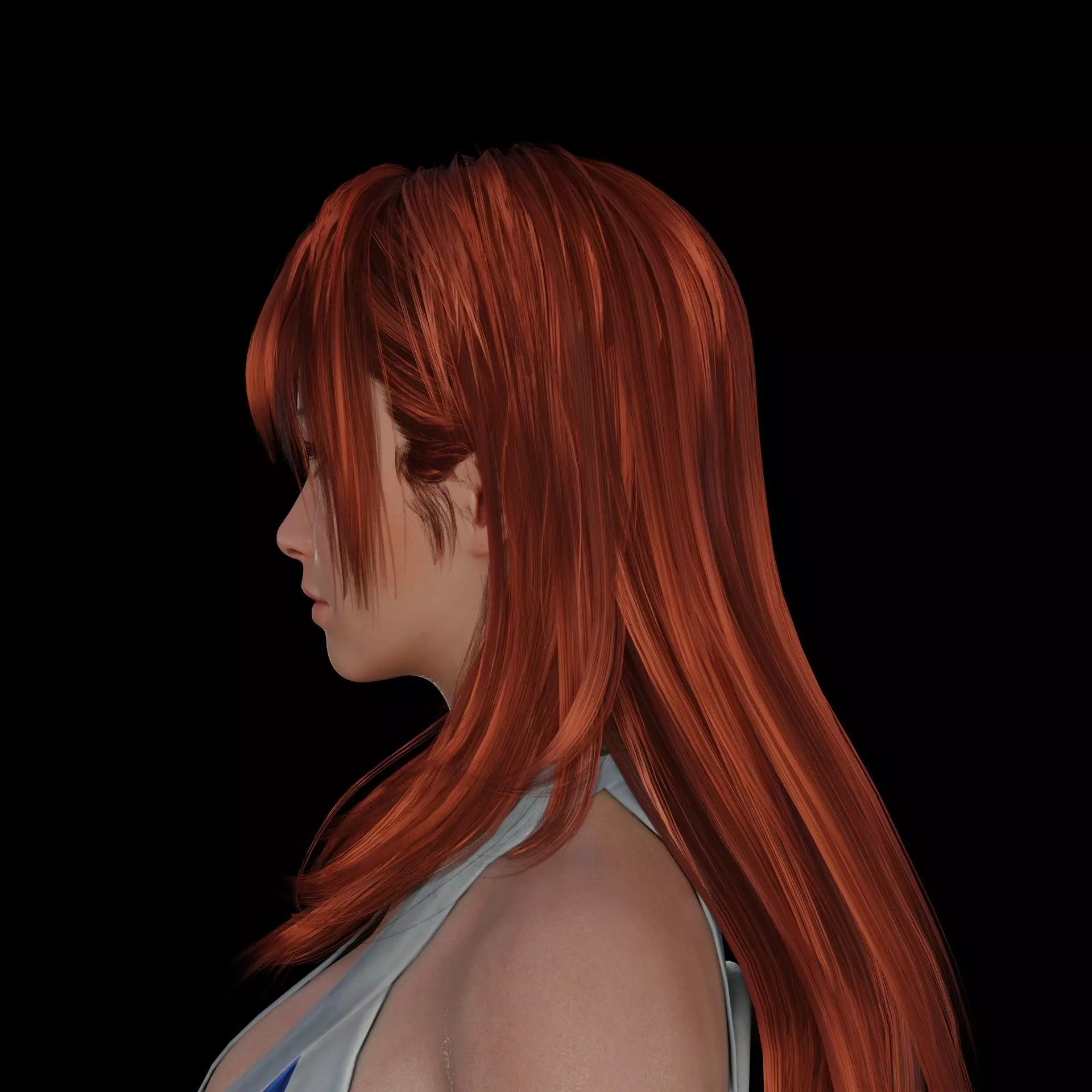 Kasumi Low-poly 3D model_8