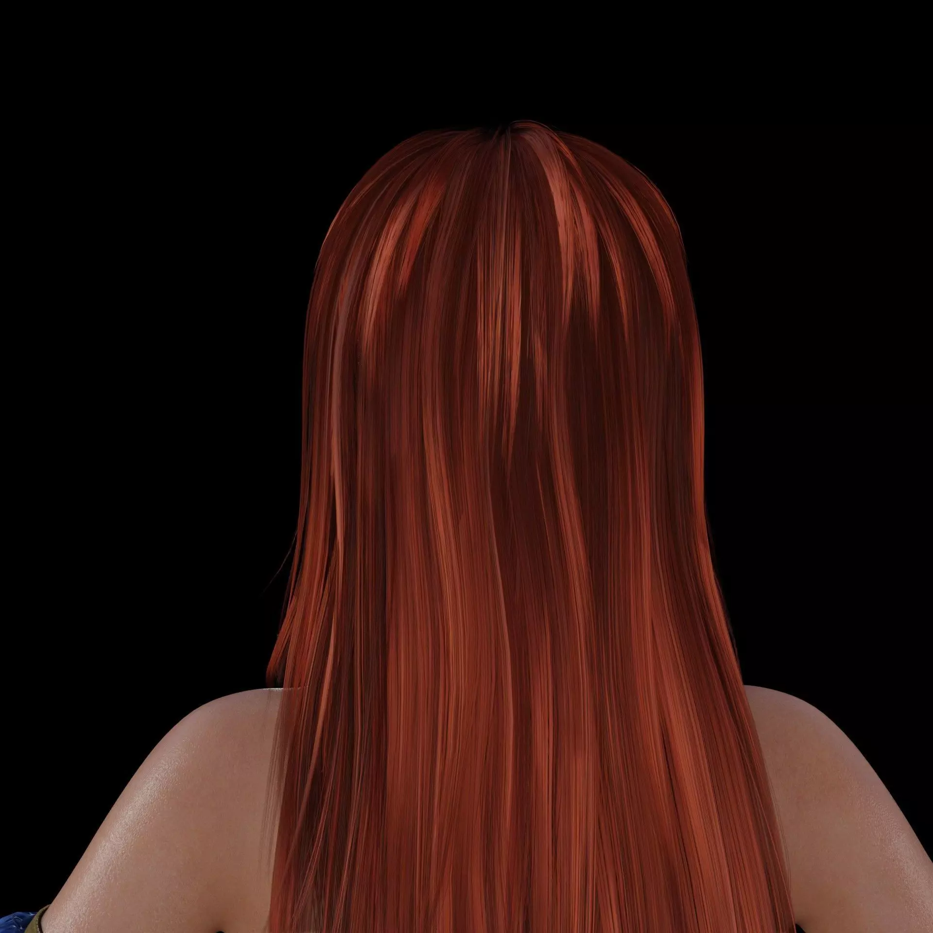 Kasumi Low-poly 3D model_7