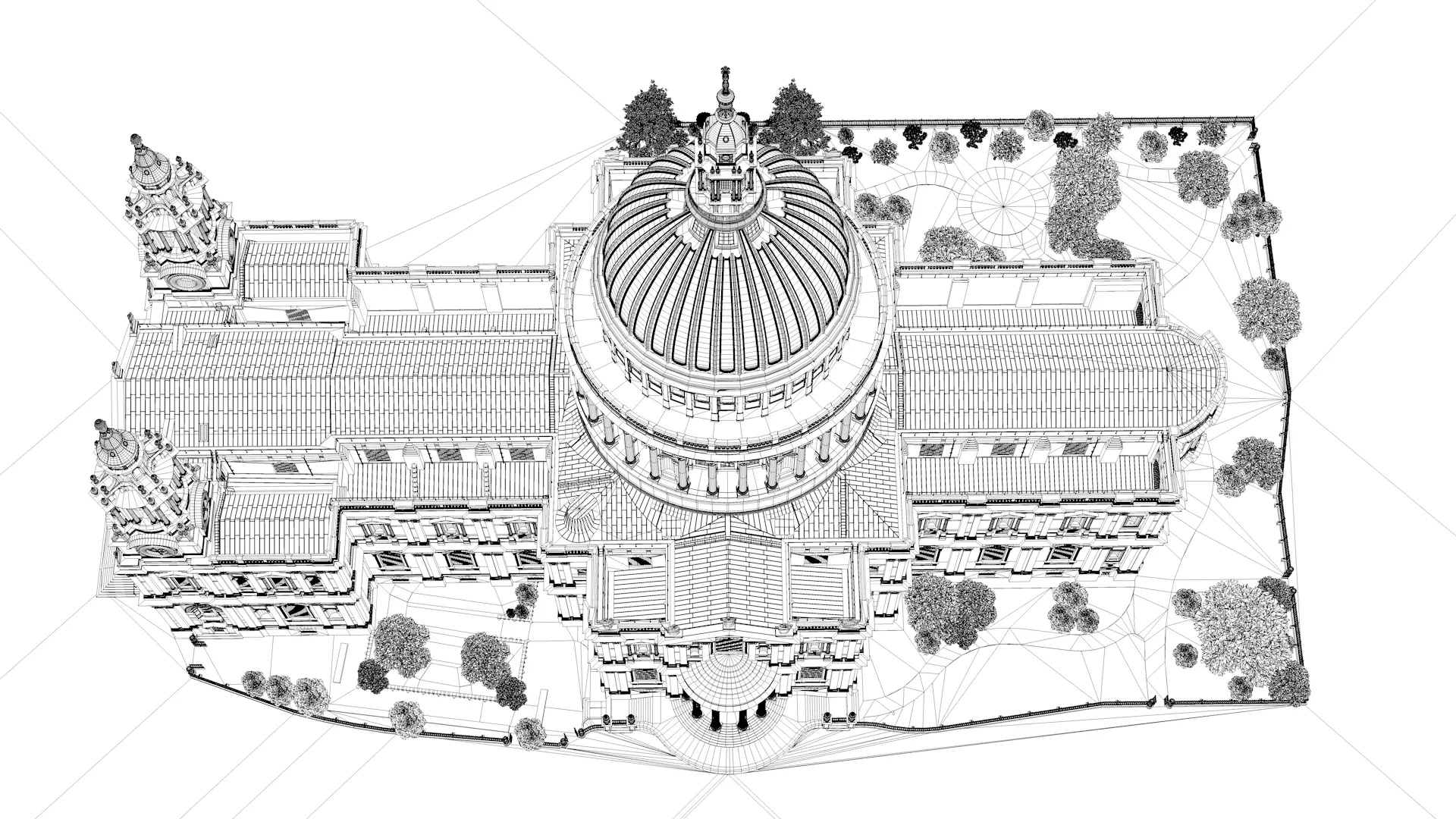 St Pauls Cathedral 3D model_17