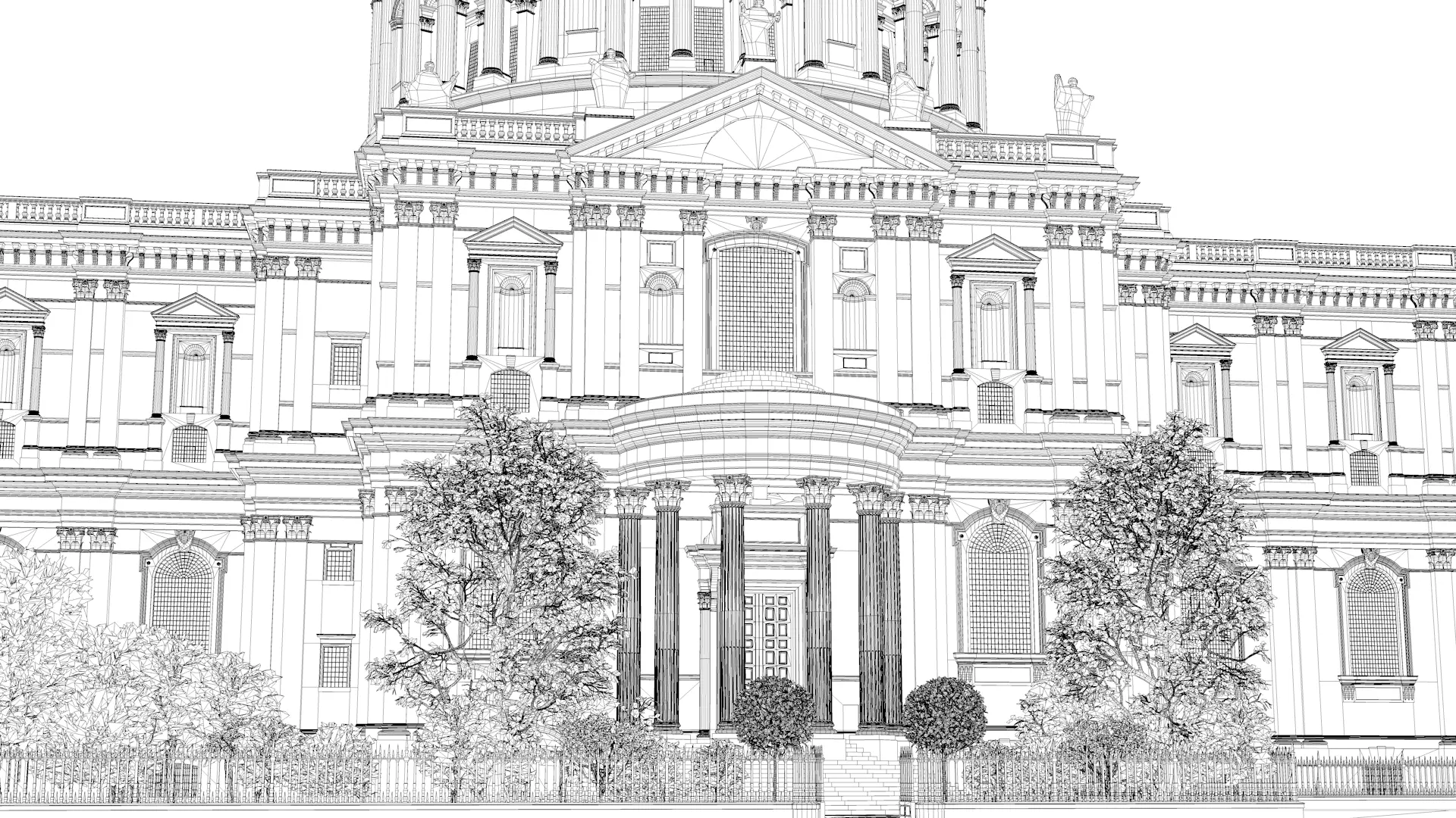 St Pauls Cathedral 3D model_13